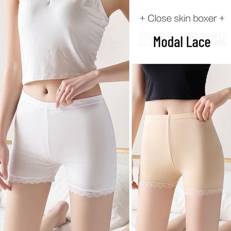 Sicherheitshose für Damen im Sommer – Schutz vor Kälte, nahtlose Leggings aus Eisseide, dünn, kühl, kein Aufrollen, große Größe.