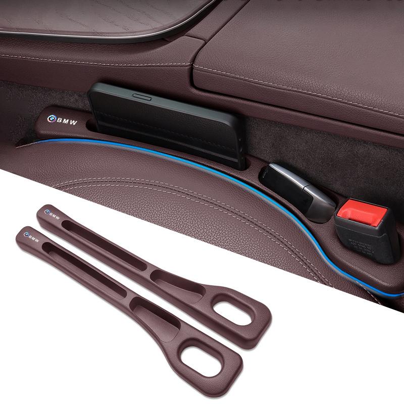 2Pcs Car Seat Gap Filler Plug Leakproof Padding For BMW 50th Anniversary X1 X2 X3 X5 X4 X6 X7 iX3 F20 F10 F07 E70 E46 E90 E92 ZC6