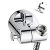 Black Suction Cup Shower Holder, No Drill Removable Wall Mount Bracket for Bathroom Handheld Shower Sprayer