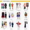 Luxury Custom Film & TV Character Costumes for Modern Primitive Man Cosplay and Anime Performances
