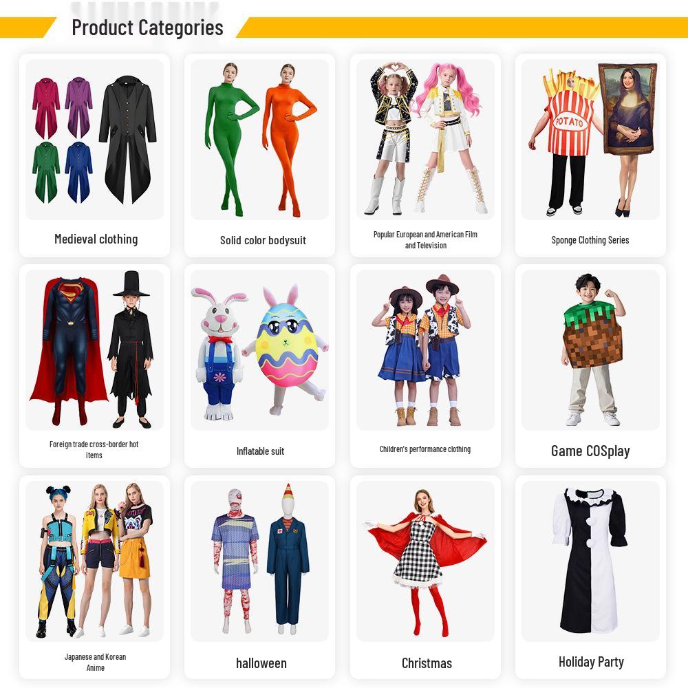 Luxury Custom Film & TV Character Costumes for Modern Primitive Man Cosplay and Anime Performances