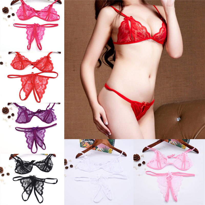 Women Sexy Lingerie Babydoll G-String Lace Thong Underwear Nightwear Hot