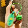 Cartoon Acrylic Blessing Word Keychain Pendant - Irregular Shape, Ideal for Students & Small Gifts
