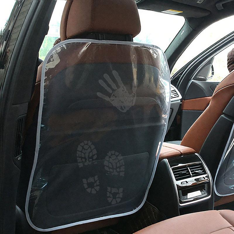 1pc Universal Car Kids Rear Seat Anti-Dirty Waterproof Mats Seat Back Children Anti-Kick Protection Cover Auto Accessories