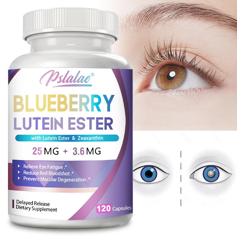 Pslalae - Blueberry Lutein Ester Capsules - Eye Health