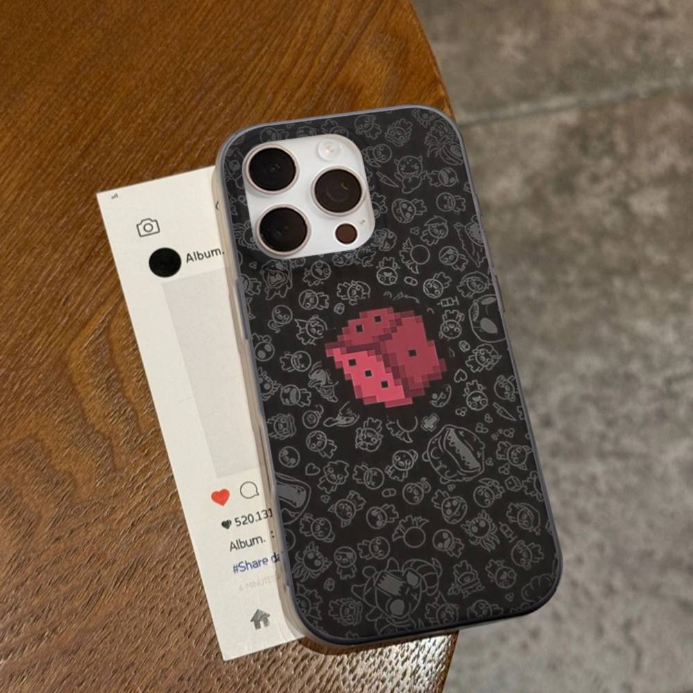 Classic Game The Binding Of Isaac Phone Case For IPhone 17 16 15 14 13 12 11 Pro Max Plus Corrugated Bumper Back Cover Shell
