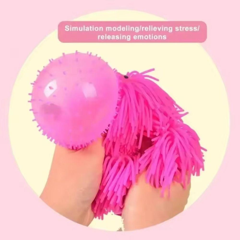 Big Size Vent Squeezing Toys Long Haired 3D Sensory Toy Cute Animal Squeezing Toy  Kids Gift