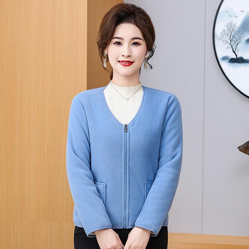 

Флисовая подкладка хлопковая одежда для женских коротких моделей, новый модный теплый флисовый жилет, прилегающая материнская внутренняя хлопковая куртка 4XL синий