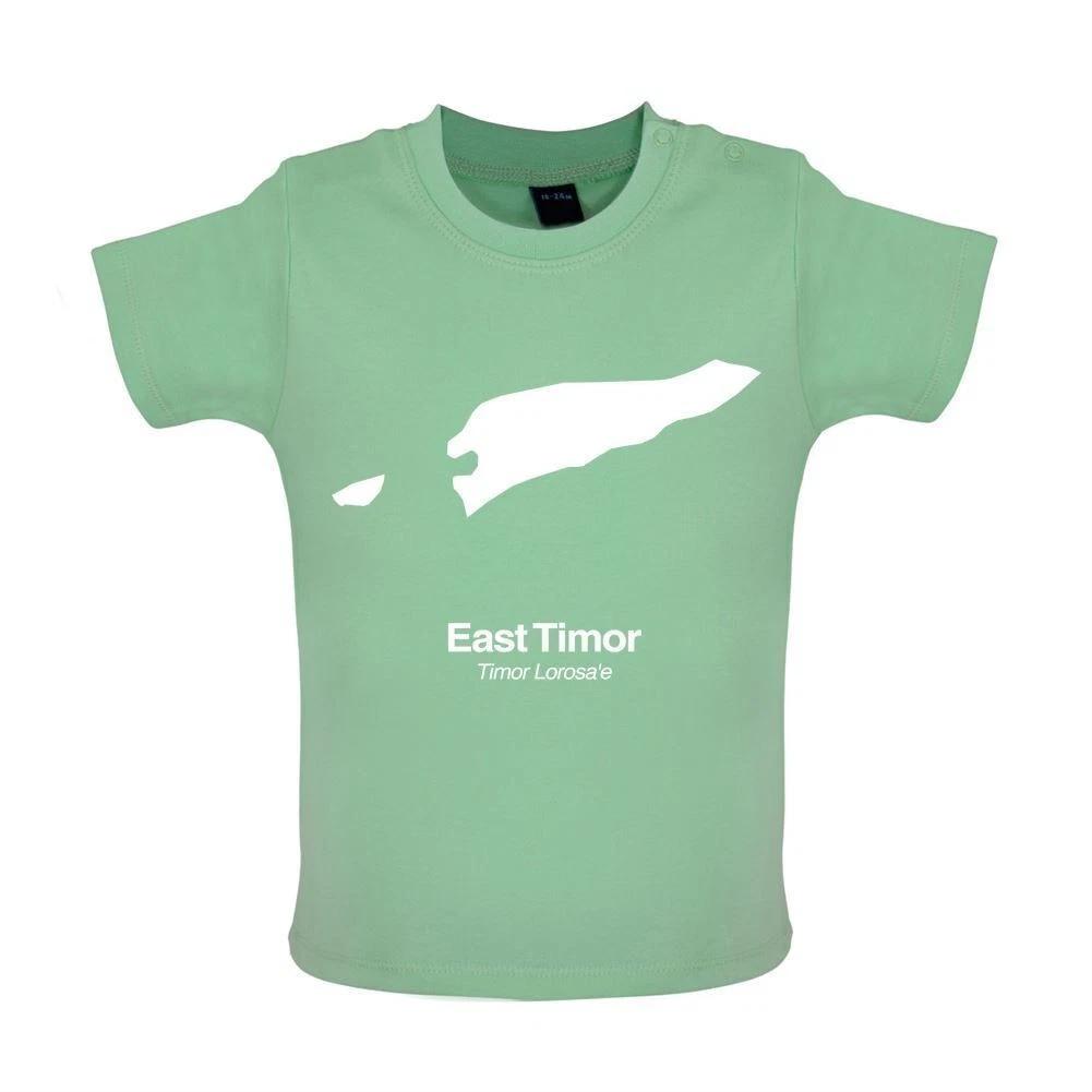 

Country Silhouettes East Timor - Baby Kids Boys Girls Unisex T-Shirt / Babygrow - Timor-Leste Dili 100