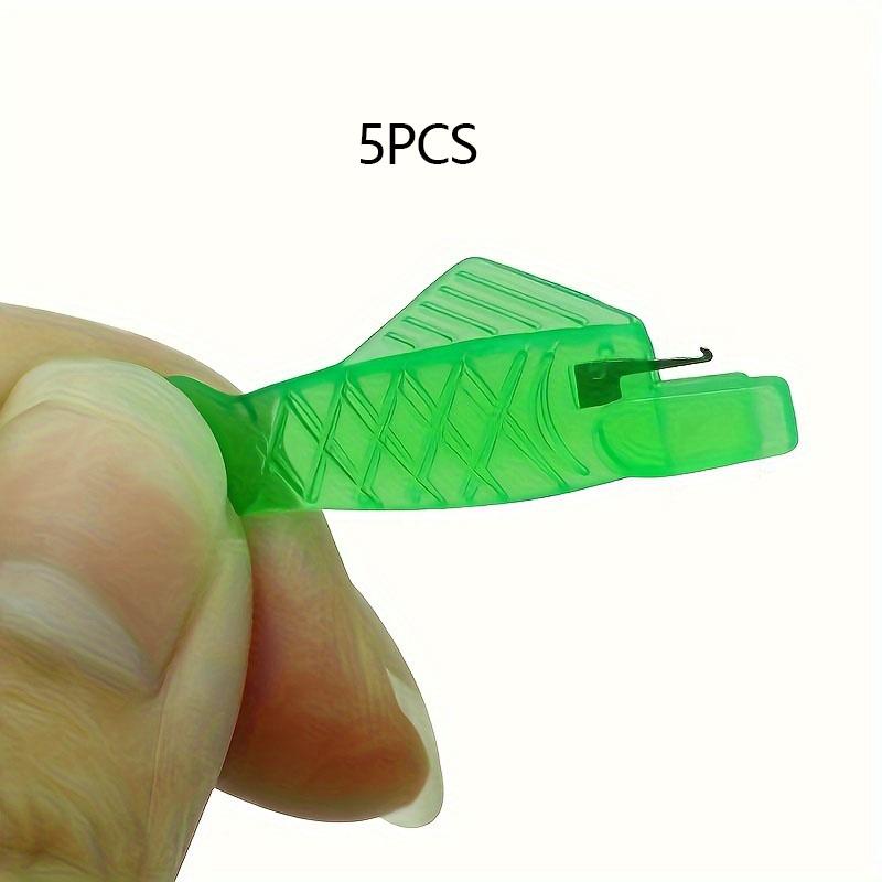 5pcs/10pcs/20pcs/30pcs Automatic Sewing Needle Threader - Compact Fish-Shaped Design for Effortless Threading of Small-Eye