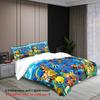 Marine Animal Three-Piece Quilt Cover Pillowcase 3D Digital Printing Bedding Independent Station
