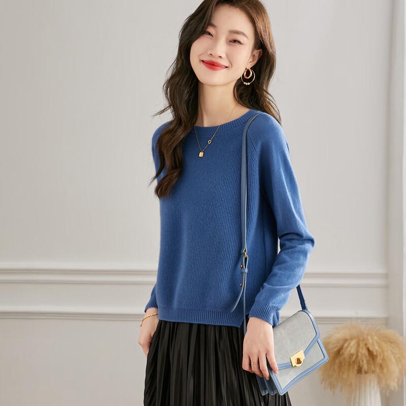 Srcr Women's Pure Wool Short Knit Sweater