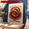 Galatasaray Customize Your Name Diamond Painting Round Diamond Rhinestones Mosaic Diamond Embroidery Wall Paintings Rhinestones Gift Frameless
