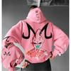 Dragon Ball Men's Hoodie Sweater Majin Buu Japanese Anime Spring Autumn Boys Children's Long-sleeved Parent-child Outfit