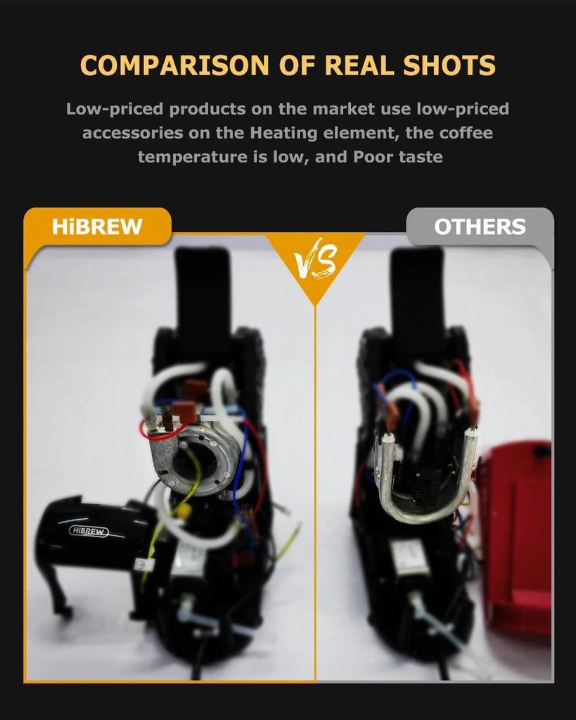 HiBREW H1A 220V Coffee machine espresso cold and hot extraction compatible multi-capsule small