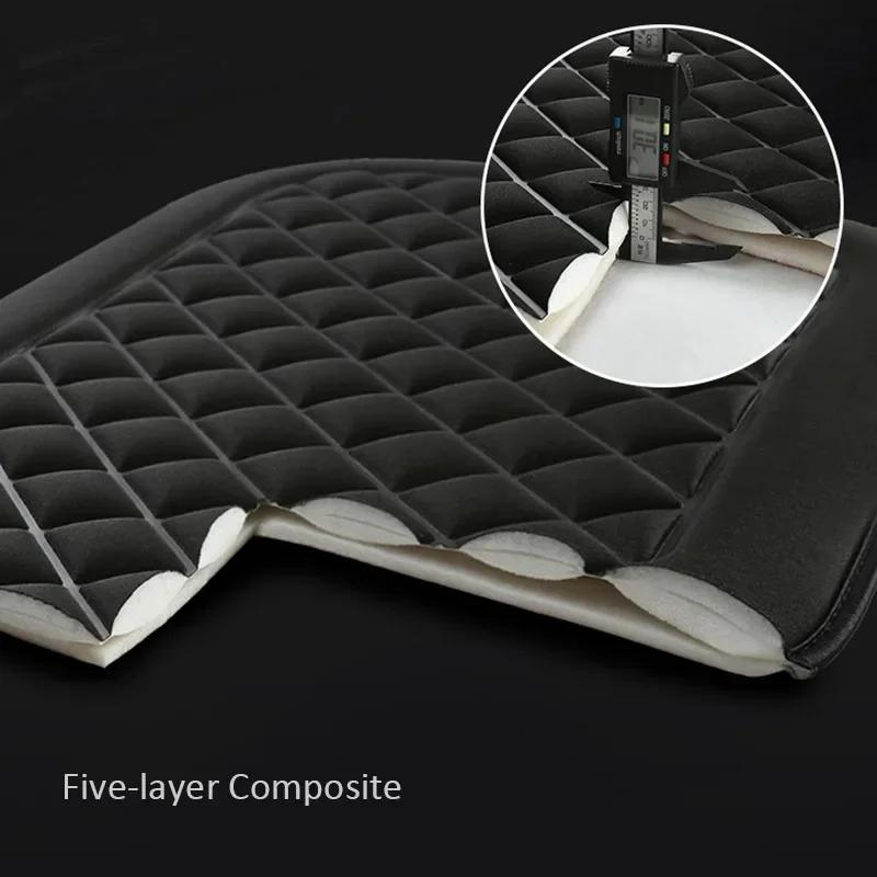 Car Seat Cushion Driver Seat Cushion with Comfort Memory Foam & Non-Slip Rubber Vehicles Office Chair Home Car Pad Seat Cover