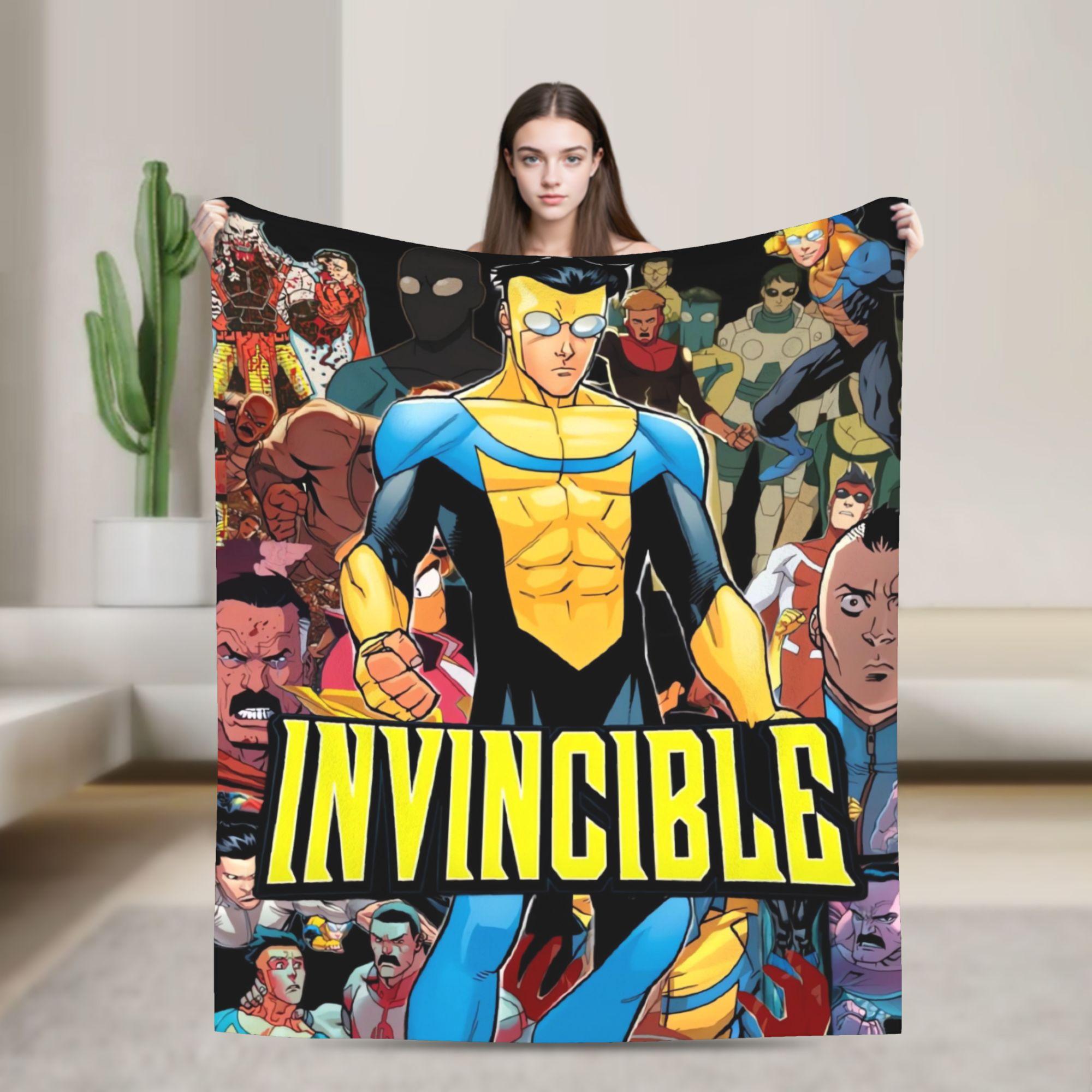 Invincible Hero Collage Blanket Quality Warm  Throw Blanket Winter Travel Office Home Decor Pattern Bedspread 130x150cm