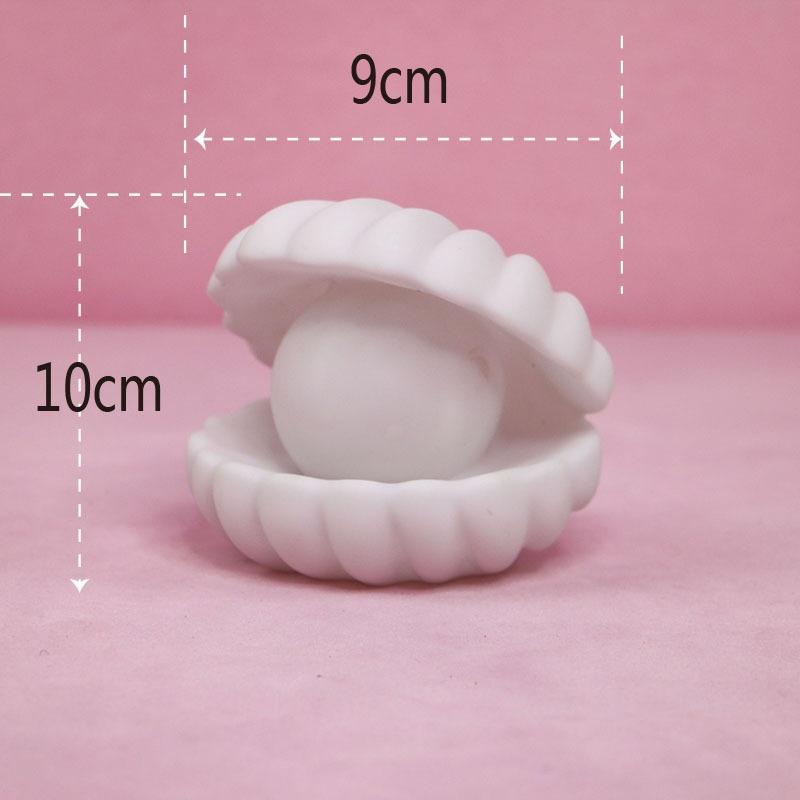 Mini Veilleuses LED Coquille de Perle pour Bébé Enfants Décoration Chambre à Coucher Lampes de Bureau Veilleuse Jouet Cadeaux de Noël pour le Nouvel An