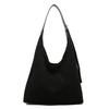 Large capacity suede bag women's new autumn and winter shoulder messenger bag tote bucket bag