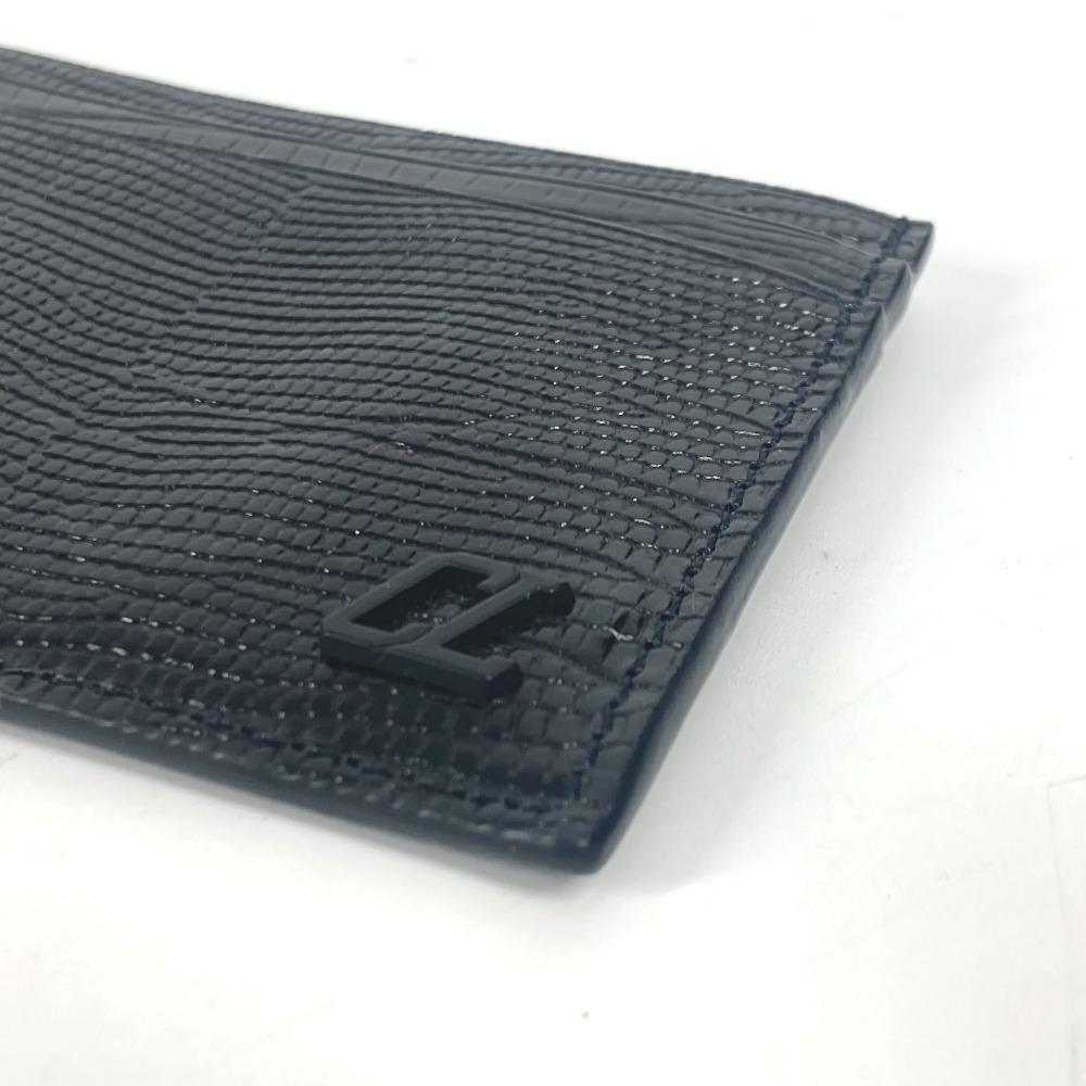Christian Louboutin 3225316 M KIOS logo Pass Case Card Case Leather Black Unused