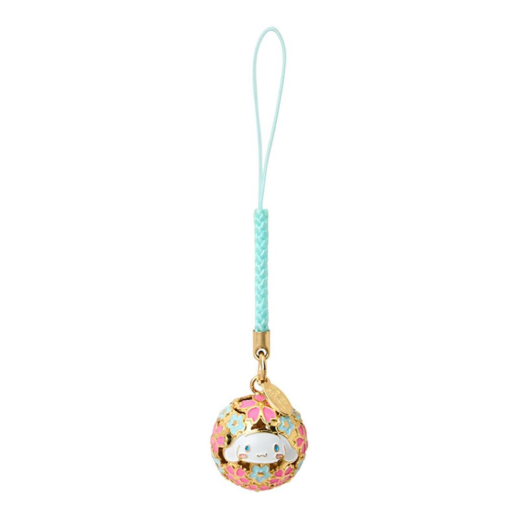Sanrio Cinnamoroll Bell Netsuke Keychain Strap 307726