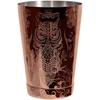 SKY FISH Bartender Kit Cocktail Shaker Set-6 Pieces Stainless Steel Copper Plated Etching Bar Tools with Boston Shaker Tins,Mixing Spoon,Mojito
