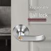 Three-Bolt Aluminum Alloy Spherical Door Handle Lock for Bathroom