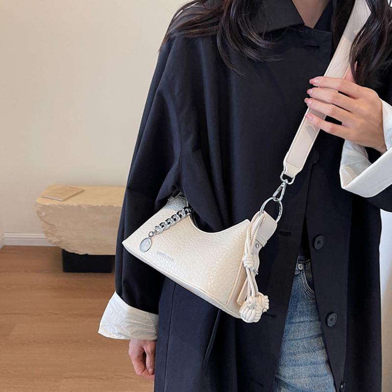 High-End-Kette Handheld Kleine Tasche für Frauen 2023 Neue Textur Nische Einzelne Schulter Unterarm Tasche Modische Umhängetasche Kleine Tasche