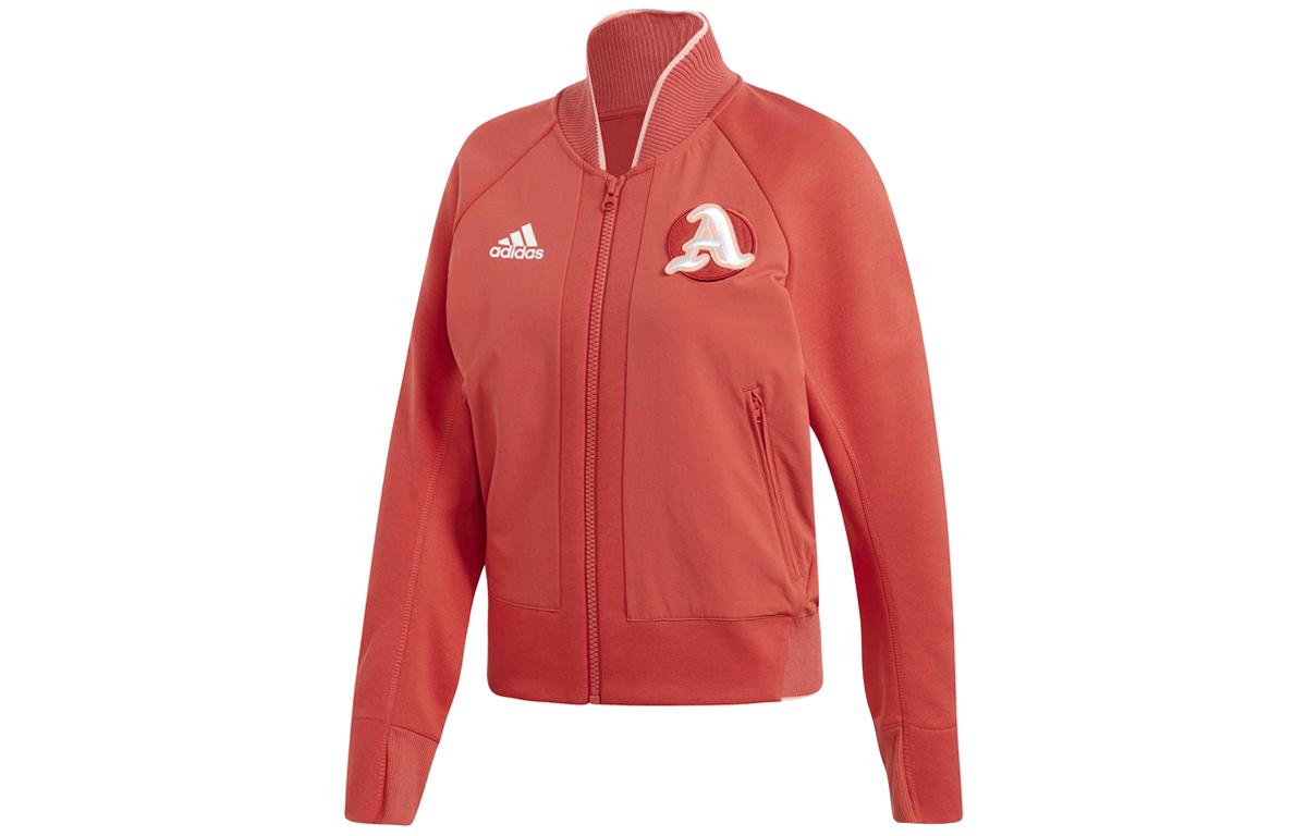 Adidas Jackets Women s Red Baseball Collar Moderate Other FI9213 M