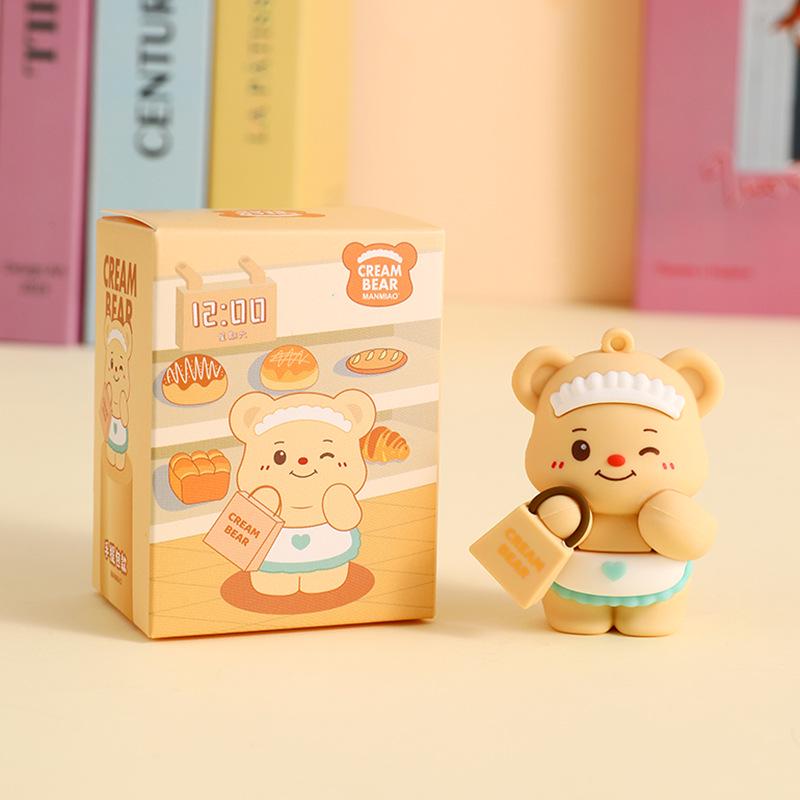 Authentic Butter Bear Ornaments: Creative Decor for Office or Car, Ideal Small Gifts