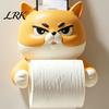 Free Paper Towel Holder Holder, with Top Phone Cartoon Bathroom Accessory Design, Waterproof Moisture-Proof Wall Mounted