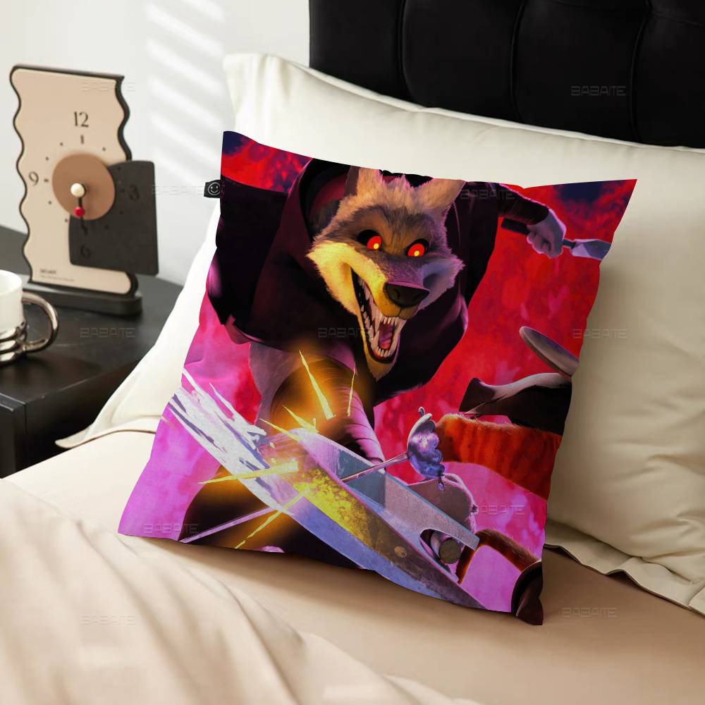 Movie Puss In Boots The Last Wish Pillowcase Toon Gift Cushion Cover Bedroom Home Sofa Chair Seat Decor Pillow Case 30cmx30cm