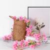 Simulated Rose Winter Jasmine Cherry Blossom Artificial Vine Decoration For