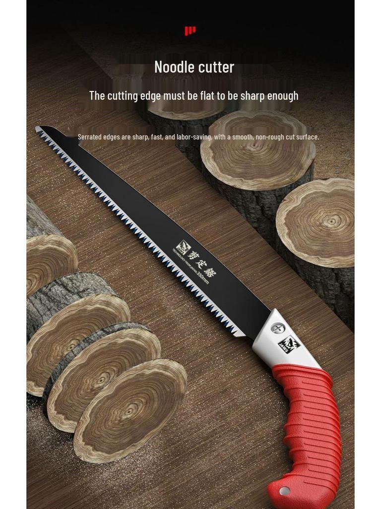 High-Speed Manganese Steel Hand Saw for Tree Cutting and Wood Pruning