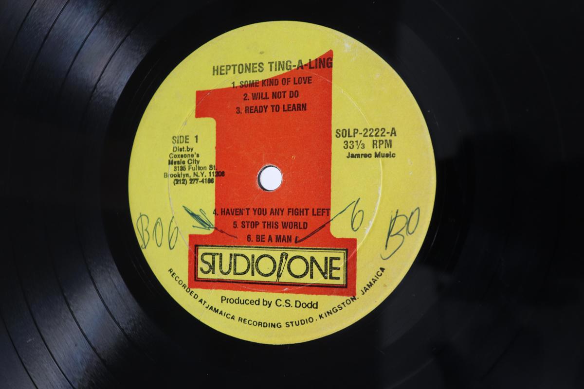 

LP Record HEPTONES - Ting A Ling SOLP2222 STUDIO ONE US Reggae, Ska & Dub Used