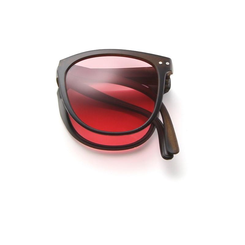 Folded Polarized Sunglasses New Women Fashion Light Sunglasses Small Frame Round Driving Retro Outdoor Glasses UV400
