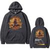 Rapper Kanye West The College Dropout Hip Hop Musikalbum Grafik Hoodie Herren Lässiges Übergroßes Sweatshirt Herren Schwarz Streetwear