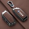 Car Sticker Hot 2025 Genuine Leather Car Remote Key Case Fob Cover Keychain ring For BMW I7 X7 G07 LCI I20 U11 IX X1 7 Series G7