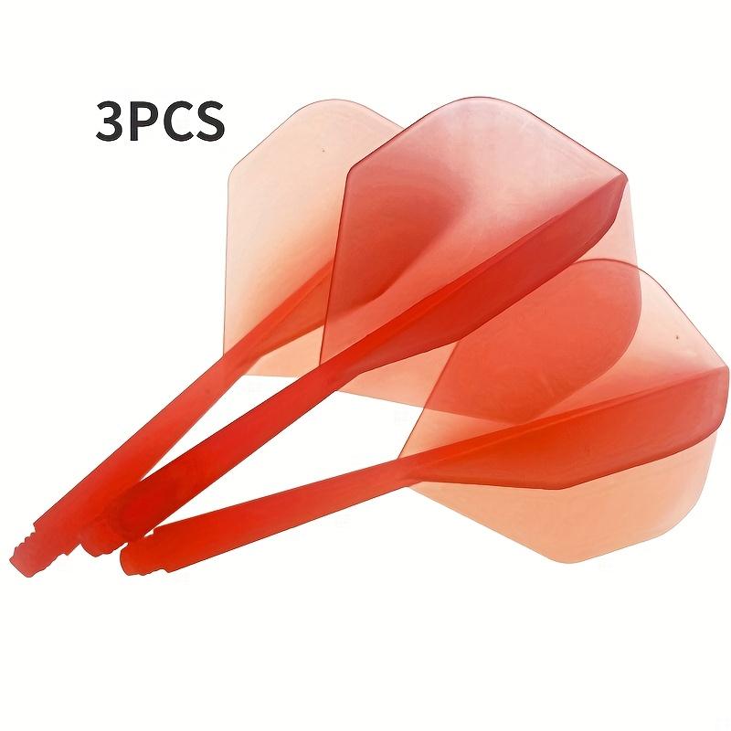 

Новый продукт, 70% прозрачный, диаметр резьбы 2BA, цельный мягкий хвост дротика, мягкий лист дротика, четыре соединенных хвостовых листа красный