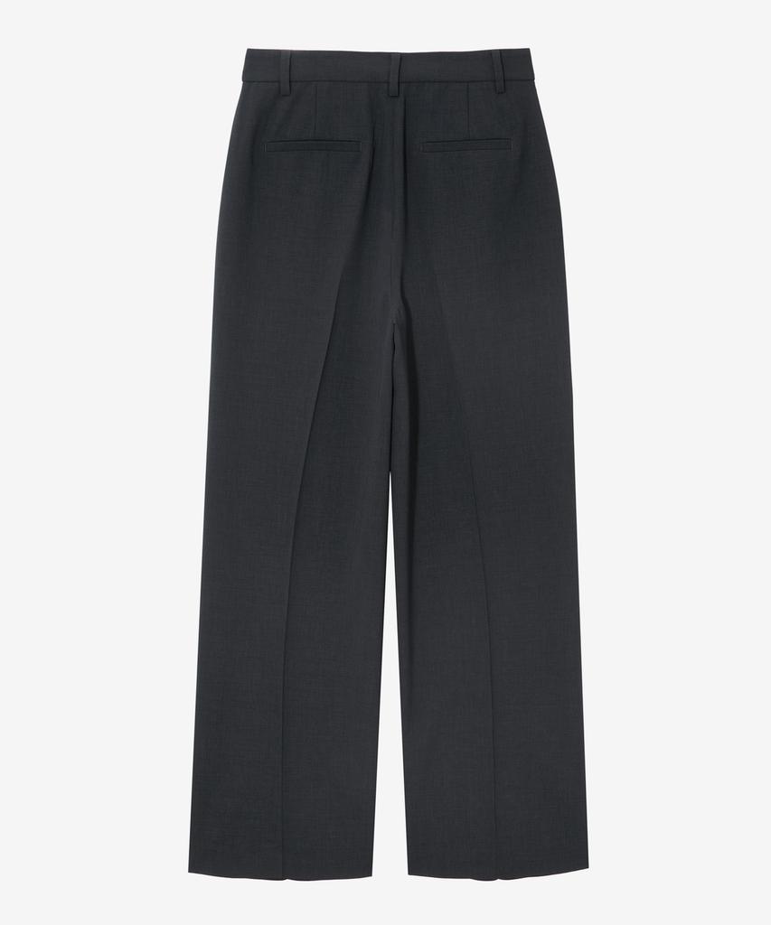 MIND BRIDGE WOMEN [W] Single-Pleat Wide Slacks - 4 Colors