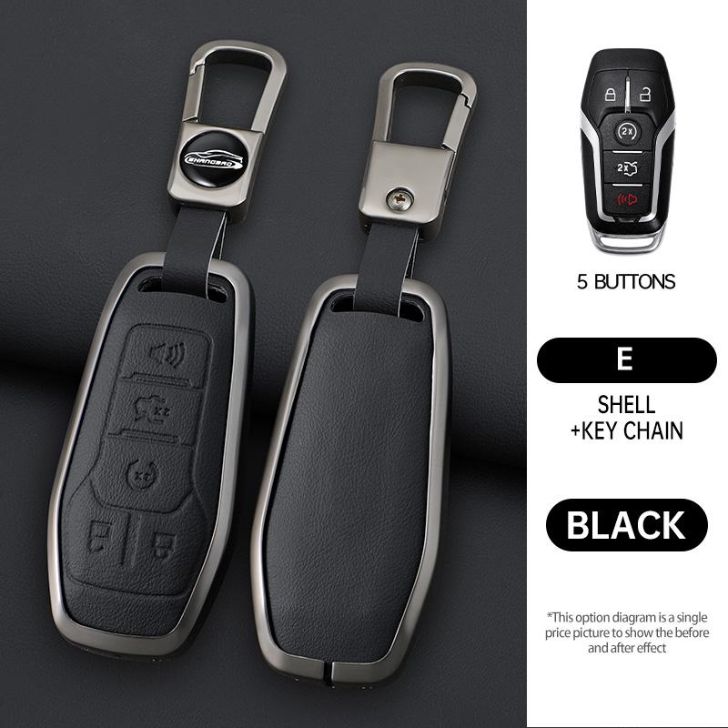 

Car Remote Key Case Cover Shell Fob Holder Keychain For Ford Fusion Mondeo Mustang F 150 Explorer Edge
