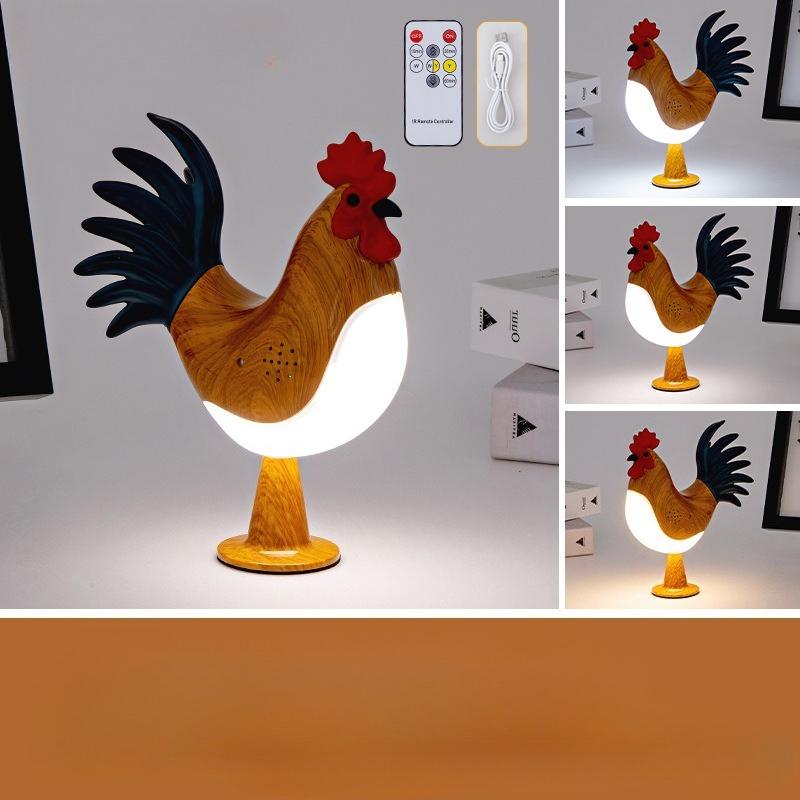 1 шт. Основной прикроватный креативный USB-зарядка Петух Орнамент Декоративный ночник Ароматерапия Креативный подарок Настольная лампа
