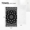 Bandana Soft Face Towel Quick Dry Pool Bath Cotton Towels Absorbent