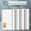 Minimalist Flip Coil Notebook B5/A5 - Thick College/Postgraduate English Record Book