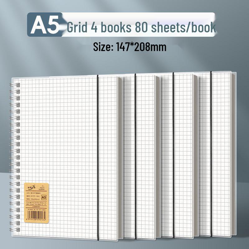 Minimalist Flip Coil Notebook B5/A5 - Thick College/Postgraduate English Record Book