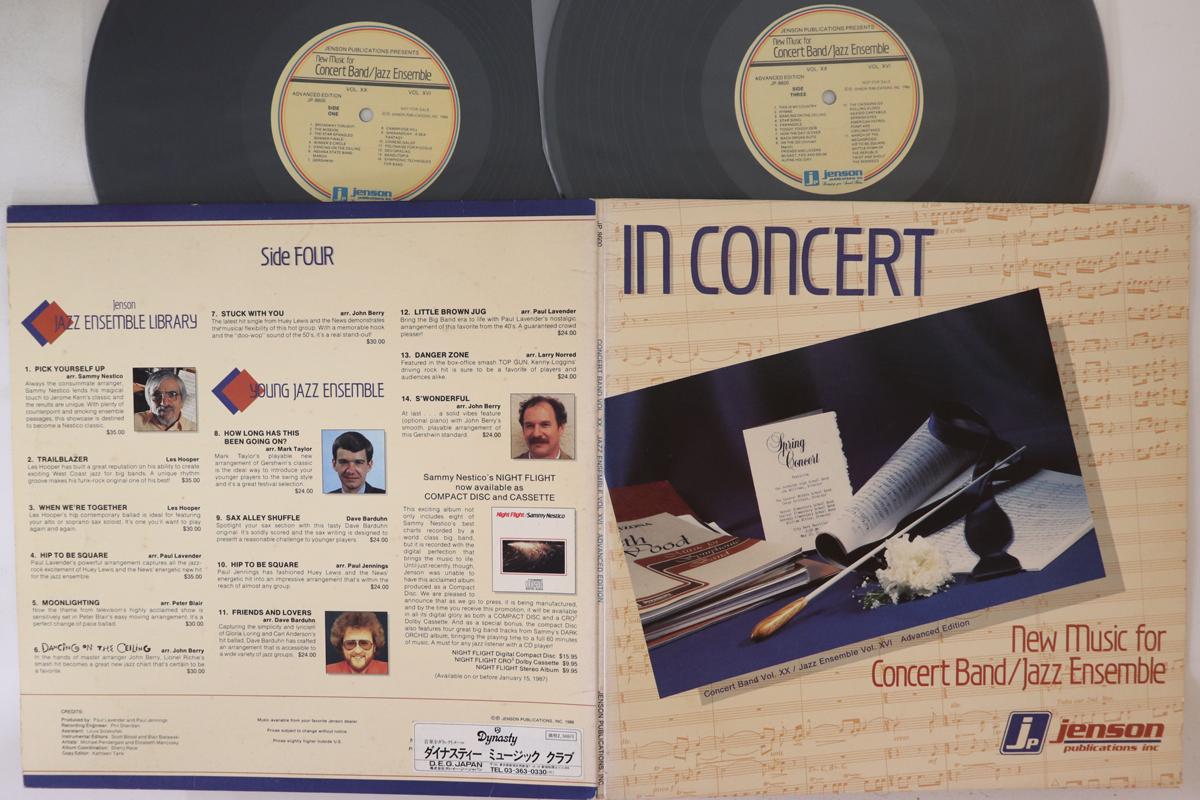 

LP Record VARIOUS In Concert New Music For Concert Ba JP8600 JENSON PUBLICA US Jazz Used