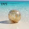 Outdoor Play Ball 16/24-Inch Inflatable Glitter Beach Leak-proof Clear Balls with Confetti Summer Pool Sequins Kids Adults Swimming Party Toy Durable