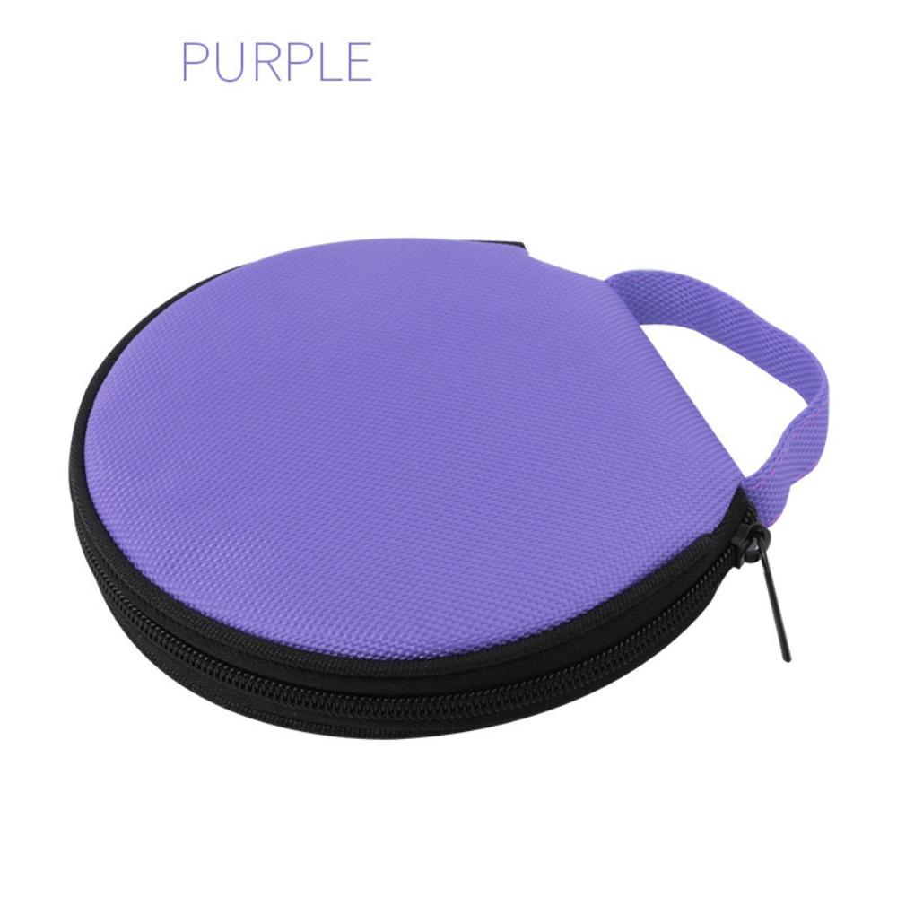 

Portable 20 Capacity CD DVD Carrying Case with Hand Strap Oxford Cloth Storage Bag Dual-use Dustproof Car CD Bag Travel фиолетовый