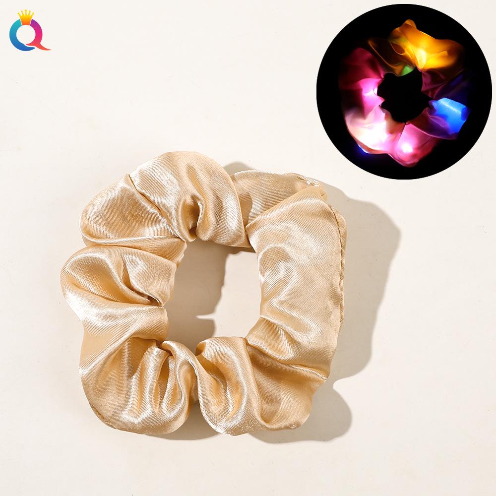 

Qiyue LED Luminous Hair Tie - блестящий цветной аксессуар для волос для женщин Direct from Qiyue Manufacturer шампанского