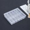 12 Grids Transparent Empty Nail Foils Storage Box Plastic Jewelry Beads Gems  False Nail Art Tips Box Case Organizer